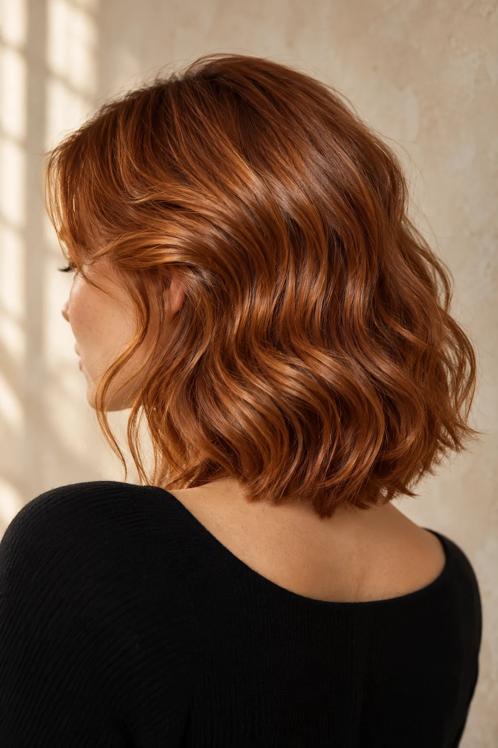 Rich copper auburn hair color inspiration